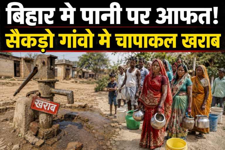 तपती गर्मी में प्यासा बिहार! 86 हजार चापाकल बंद